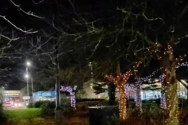 Mexborough Christmas lights have been vandalised.