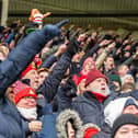 Rovers fans are hoping to cheer their side on to promotion today.