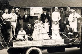 A Coronation parade by the Shiregreen and District Community Association variety section around the Manor, Sheffield in 1953  - picture submitted by Tony Dickinson