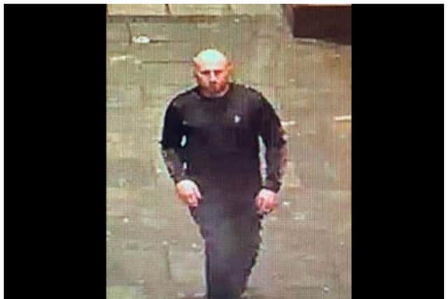 Police have issued CCTV of a man they wish to question over a rape in Doncaster.