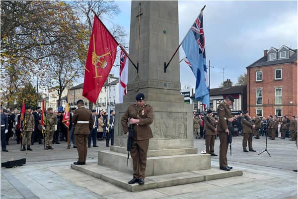 The service took place at the War Memorial in Bennetthorpe.