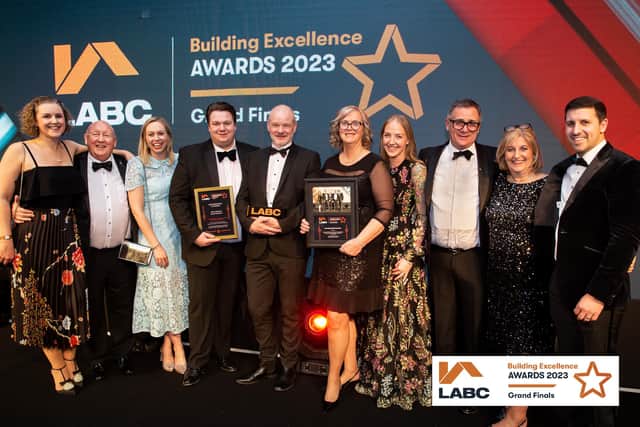 Construction company wins LABC building excellence award.