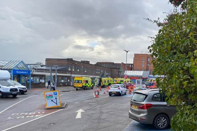 Bosses at Doncaster Royal Infirmary have said the emergency department is 'very busy' (photo: Doncaster and Bassetlaw Teaching Hospitals NHS Foundation Trust)
