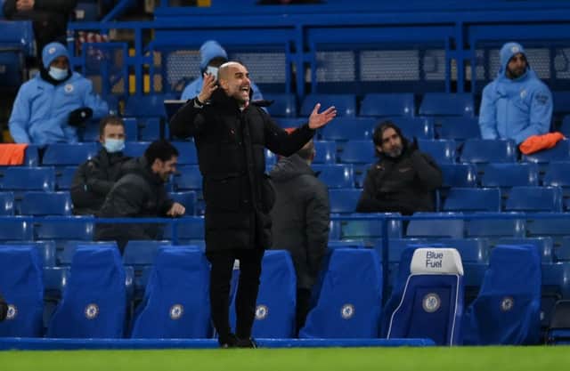 Pep Guardiola. (Photo by Shaun Botterill/Getty Images)