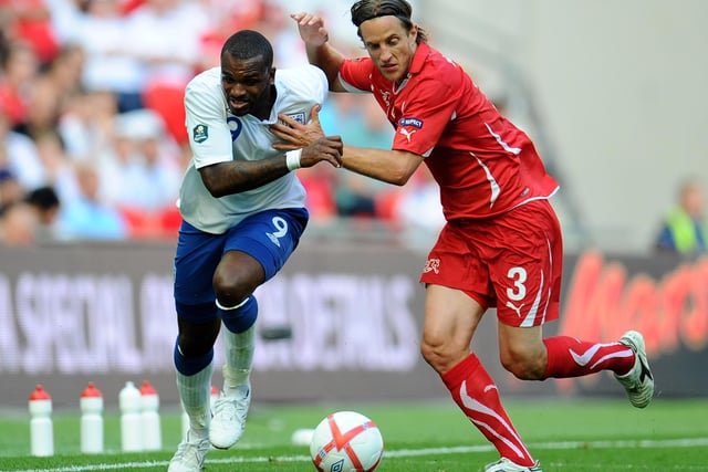 Darren Bent made his international debut in 2006 but made three appearances for England during his time with Sunderland, though didn't score an international goal until 2012 - after his switch to Aston Villa. The former striker has a total of 13 caps and scored four goals.