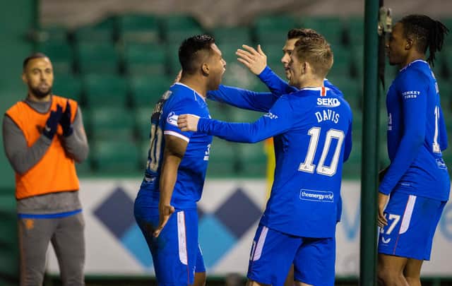 How the Rangers players fared in the win against Hibs. Picture: SNS