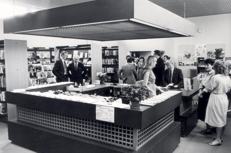 The newly opened library at Windermere Road, Newbold, Chesterfield.....Sep 3rd 1984