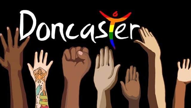 The mural will use colours from the Gay Pride flag and the symbol of a fist to represent the BLM movement.