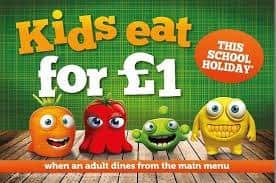 Kids eat for £1 at Doncaster pubs, including dish inspired by iconic children’s book Matilda.