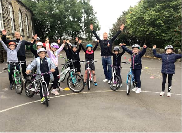 Cycling legend Ed Clancy is passing on his skills to young cyclists across Yorkshire.