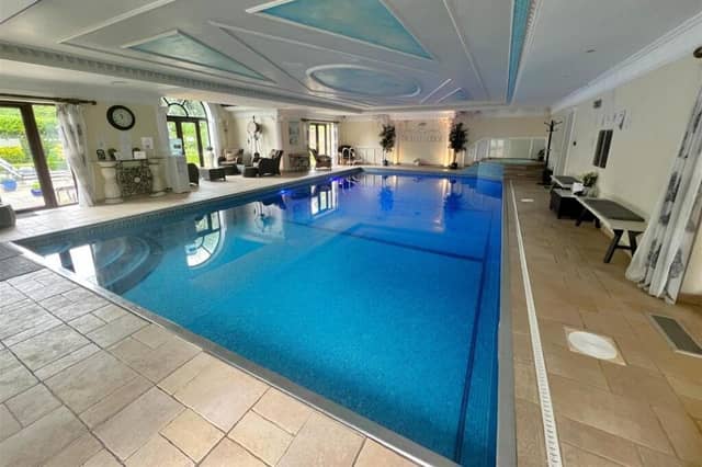 This heated swimming pool is among the facilities at Truffle Lodge.