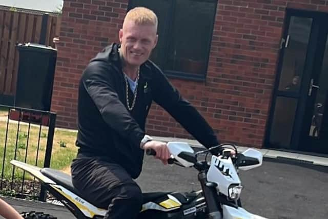 Biker Ben McMinn died after his motorbike was in collision with another vehicle.