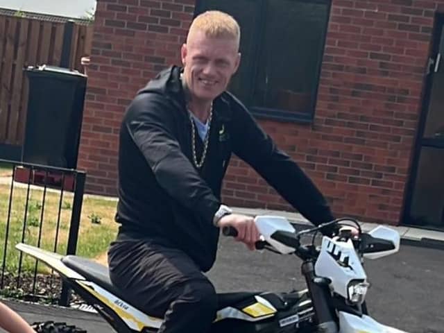 Biker Ben McMinn died after his motorbike was in collision with another vehicle.