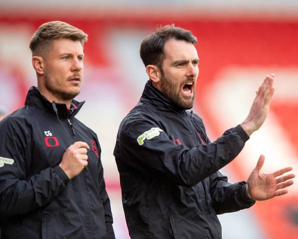 UNDER PRESSURE: Doncaster Rovers' manager, Danny Schofield Picture: Bruce Rollinson