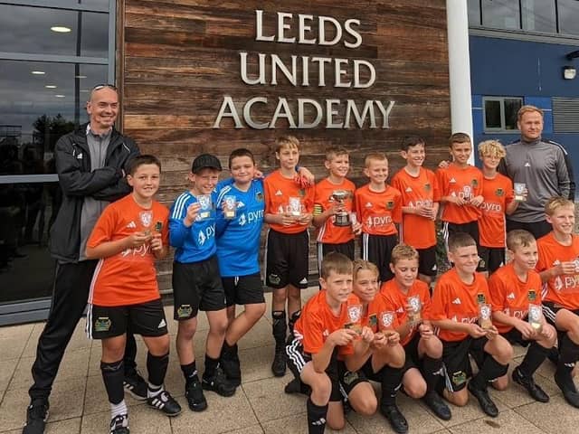 Doncaster Schools Football Association under-11s won the 2023/24 edition of the one-day tournament at Thorp Arch, Leeds United's training ground.