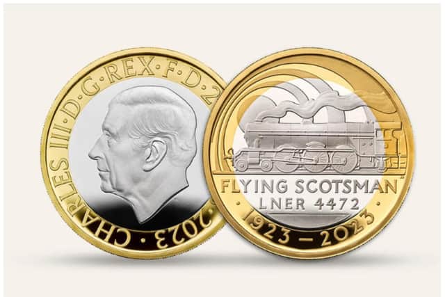 New coins have been introduced to mark the 100th anniversary of Doncaster's Flying Scotsman.