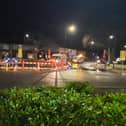 The roadworks to repair a burst water main in Doncaster have been causing tailbacks for drivers.