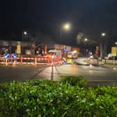 The roadworks to repair a burst water main in Doncaster have been causing tailbacks for drivers.