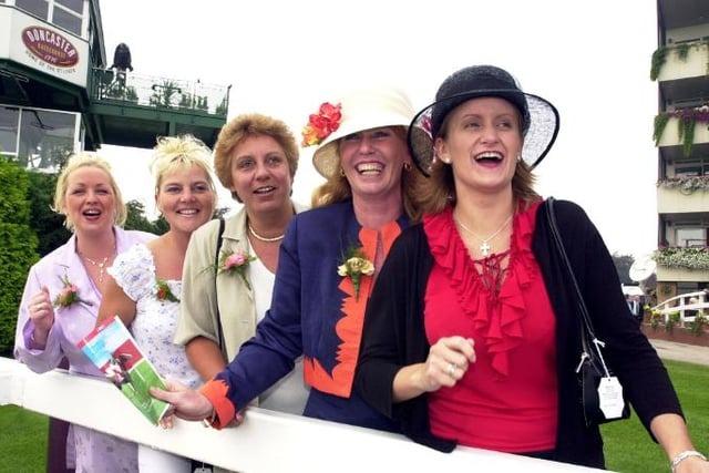 Dressing up has always been a big part of the St Leger celebrations,