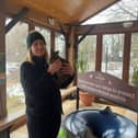 •	Park Director and Conservation Manager Jo shares a special bond with Wally the hand-reared wallaby at the Tropical Butterfly House Wildlife Conservation Park.