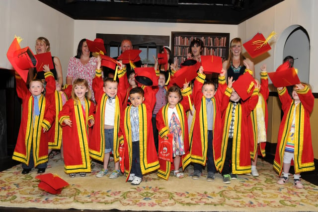 Graduates from Busy Bees Cleadon Village nursery at their graduation ceremony held at the village's Little Theatre. Remember this from 2014?