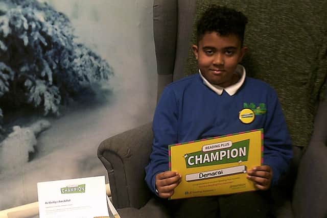 Damarai Tayo has been presented with a prestigious reading award.