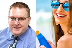 Life is hell when you don't slap on the sun tan lotion, says Darren Burke.