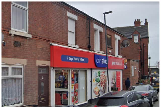 The incident is said to have taken place outside the One Stop store in King Edward Road, Balby.
