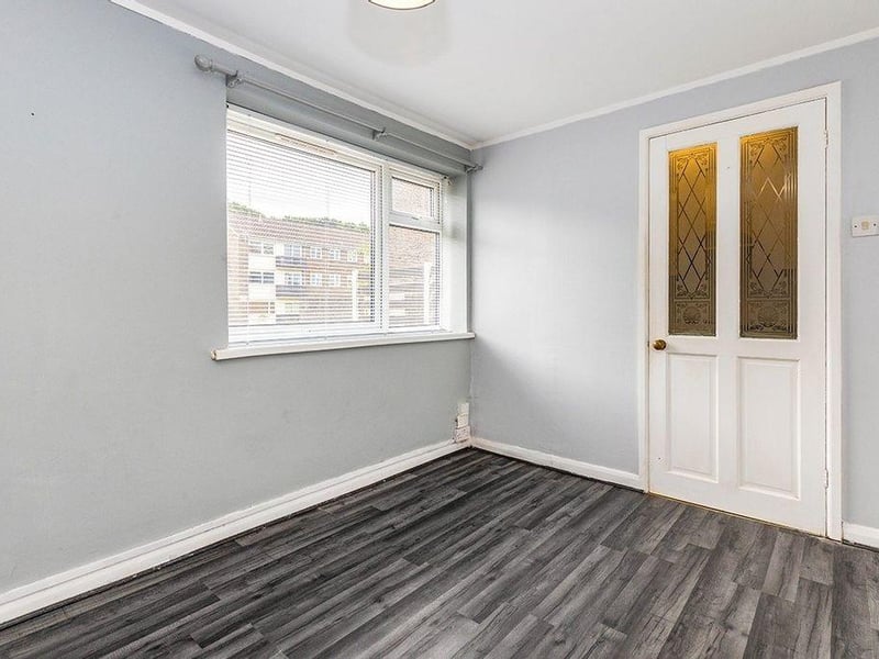 Inside the studio apartment.