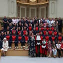 A civic reception was held for Doncaster Rovers at the Corn Exchange.