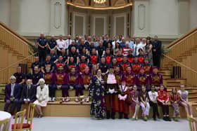 A civic reception was held for Doncaster Rovers at the Corn Exchange.