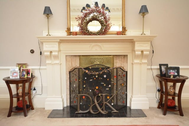 Feature fireplace.