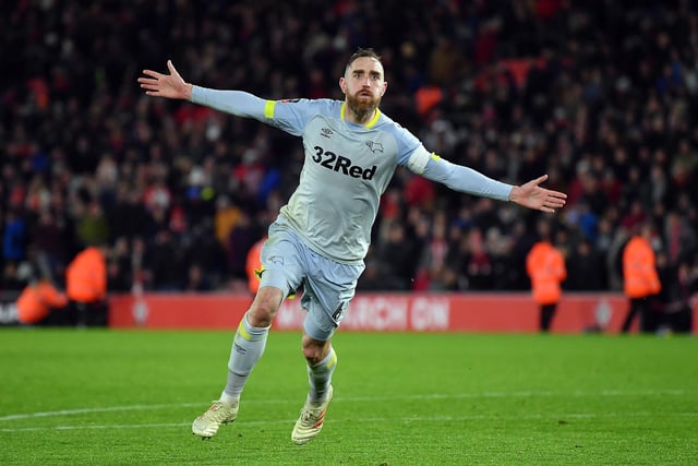 Former Derby County defender Richard Keogh has been linked with a move to Ipswich Town. The 33-year-old was sacked by the Rams last October following his involvement, as a passenger, in a car crash which saw team-mates Tom Lawrence and Mason Bennett both convicted of drink driving. (Various)