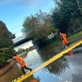 A number of roads across Doncaster remain flooded in the wake of Storm Babet.