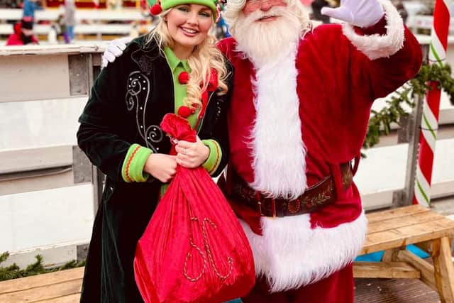 Santa and his Elves who will be at the event.