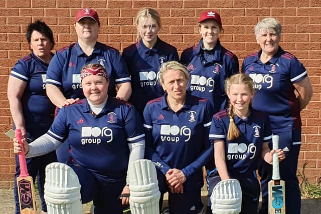 Doncaster Town Cricket Club’s women’s first XI.