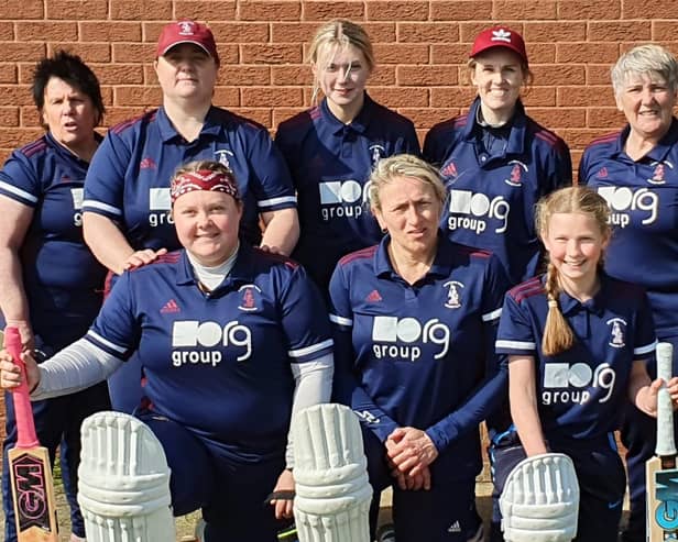 Doncaster Town Cricket Club’s women’s first XI.