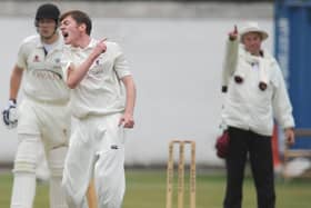 James Dobson, pictured during his first spell at Doncaster Town, starred with bat and ball in the win at Wakefield Thornes.