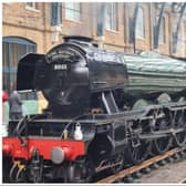 The Flying Scotsman passed through Doncaster en route to the south west this morning. (Photo: Dave Baines).
