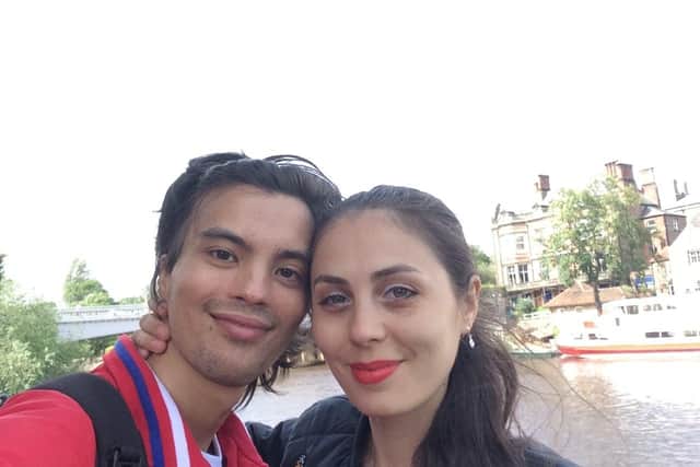 Doina and her husband Daniel, who passed away last year.