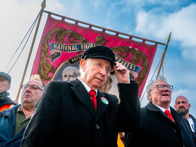 Arthur Scargill has been criticised for calling Israel a "fascist state" in a speech in Doncaster.