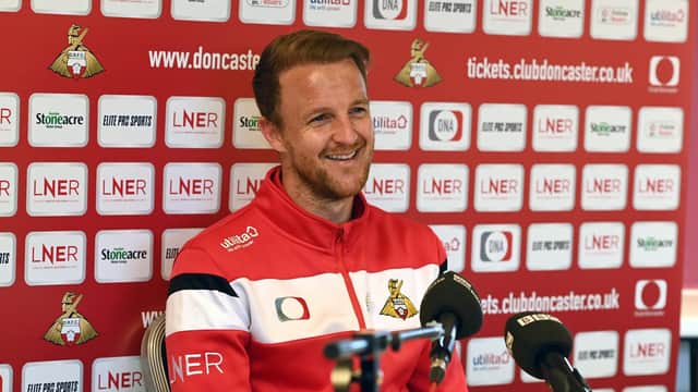 James Coppinger, head of football operations at Doncaster Rovers.