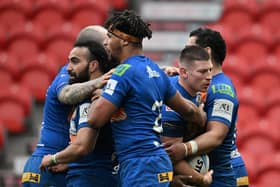 The Dons sealed a memorable win over Widnes on Sunday. Picture:Andrew Roe/AHPIX LTD.