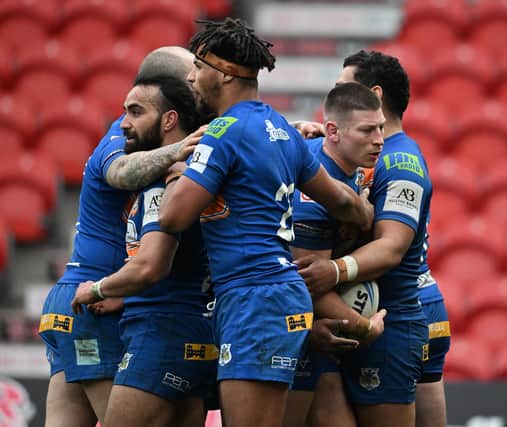 The Dons sealed a memorable win over Widnes on Sunday. Picture:Andrew Roe/AHPIX LTD.