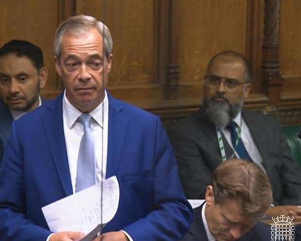 Reform UK leader Nigel Farage.