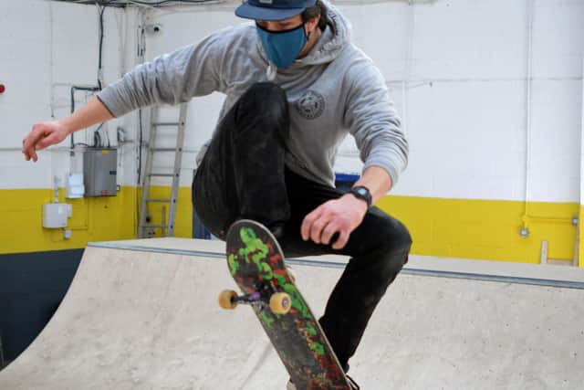 Tariq Abdel-Rahim, of A1 Skate Ramps, pictured. Picture: NDFP-16-03-21-TwistedSkatesPark 6-NMSY