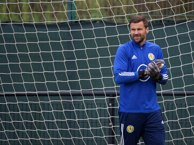 The Derby County keeper edged out Rangers stopper Jon McLaughlin for a place between the sticks.
