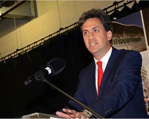 Doncaster MP Ed Miliband.