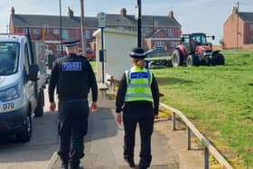 Police in Doncaster arrested two youths on a stolen bike in a day of action in the north of the city.