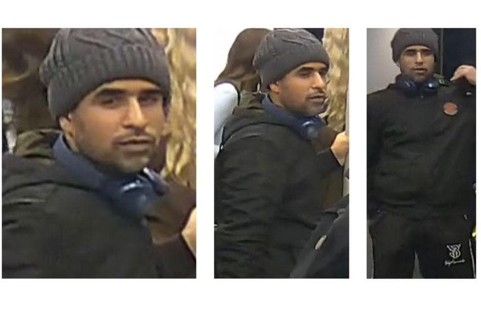 CCTV: Images released of man British Transport Police want to speak to